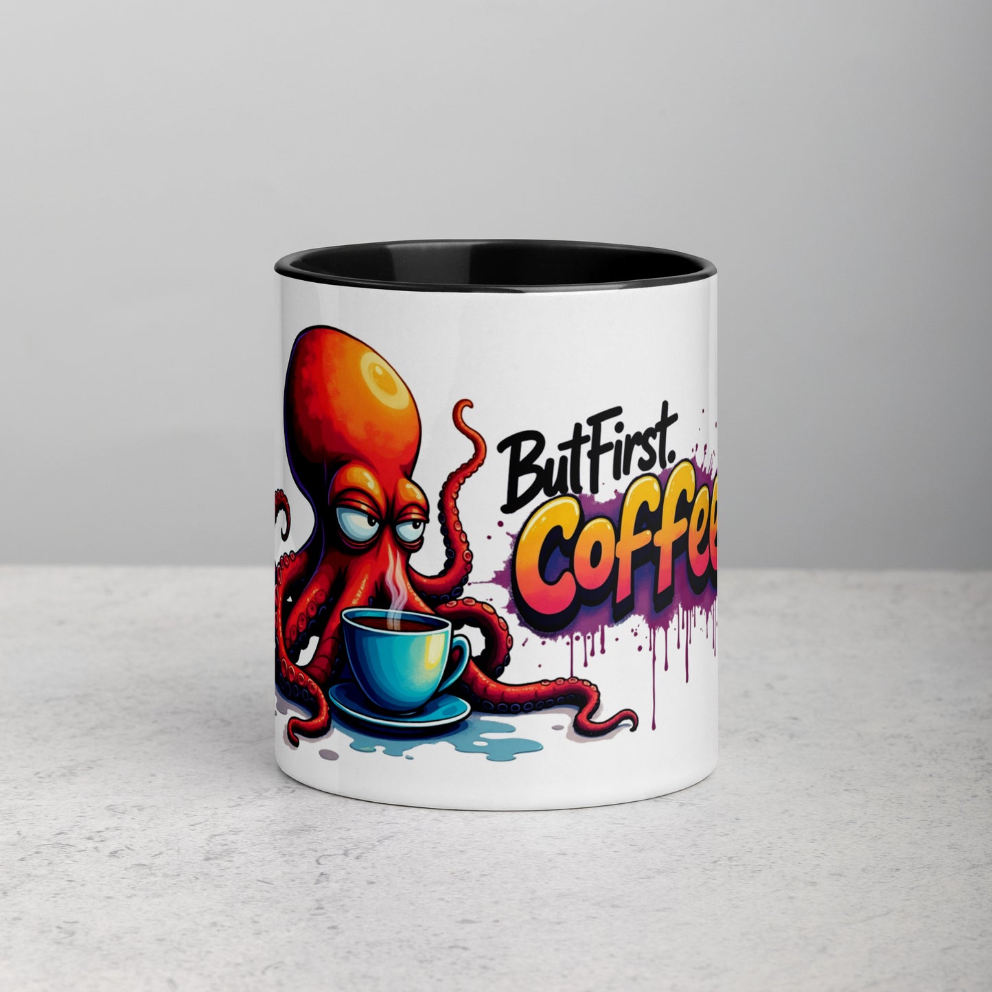 ManaKoa Taza Graffiti Negro