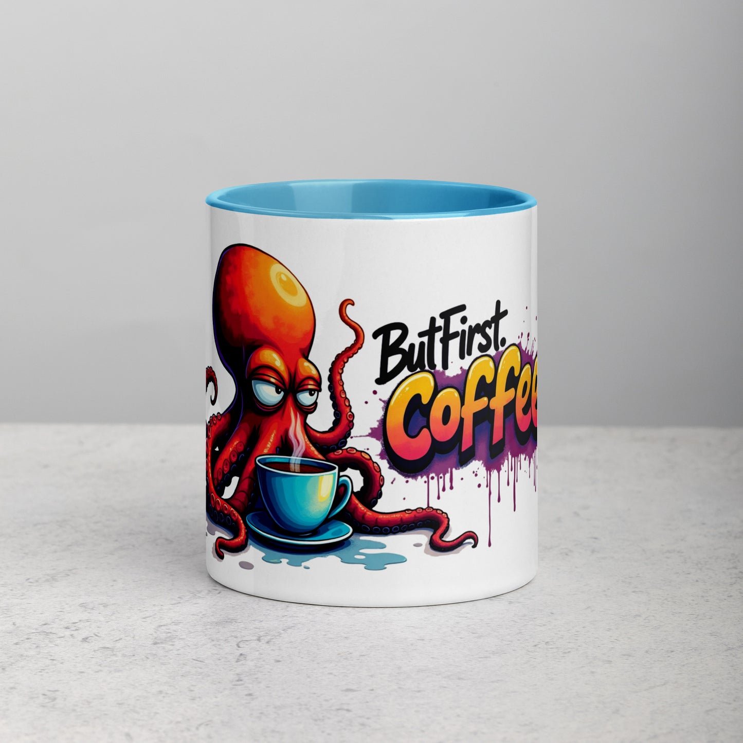 ManaKoa Taza Graffiti Azul