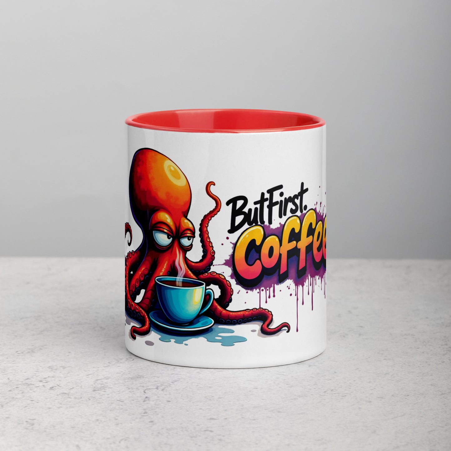 ManaKoa Taza Graffiti Rojo
