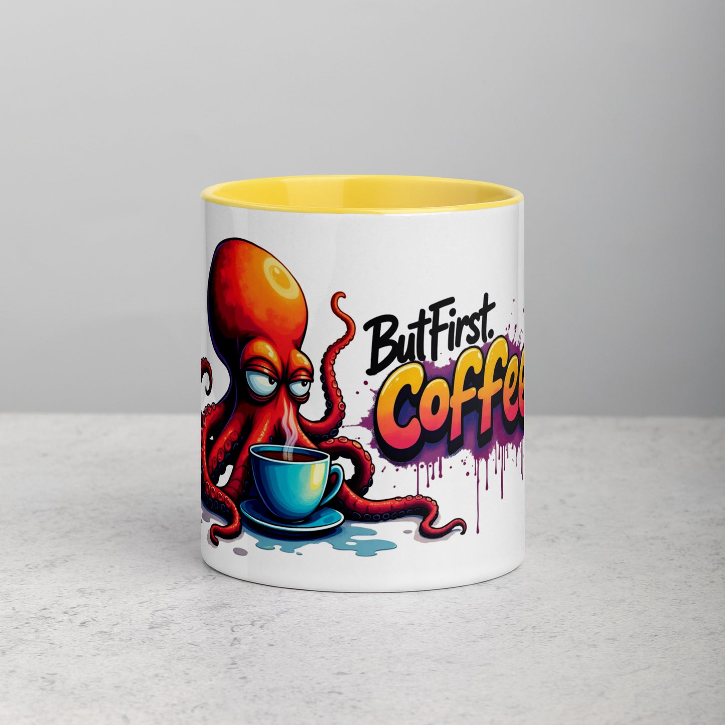 ManaKoa Taza Graffiti Amarillo